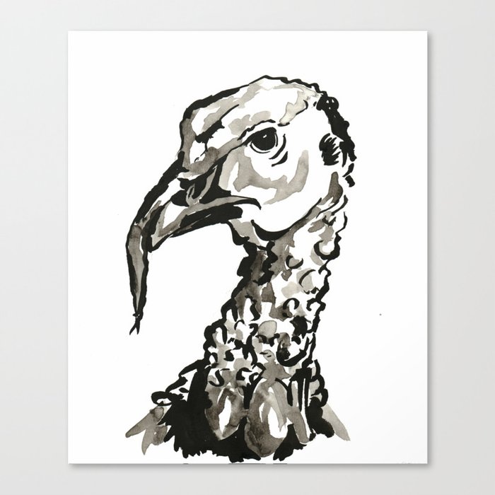 Terrence the Turkey Canvas Print