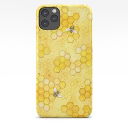Meant to Bee - Honey Bees Pattern iPhone Case
