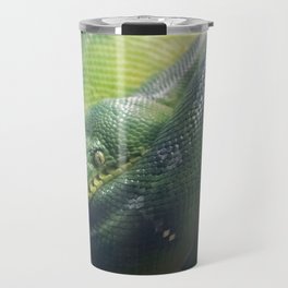 green snake Travel Mug