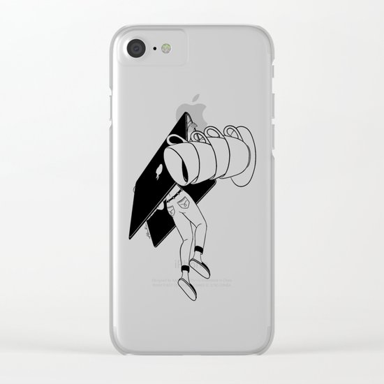 Work Work Work Clear iPhone Case