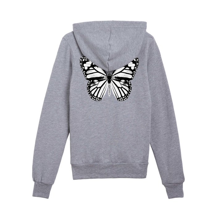 Monarch Butterfly Vintage Butterfly Black and White Kids