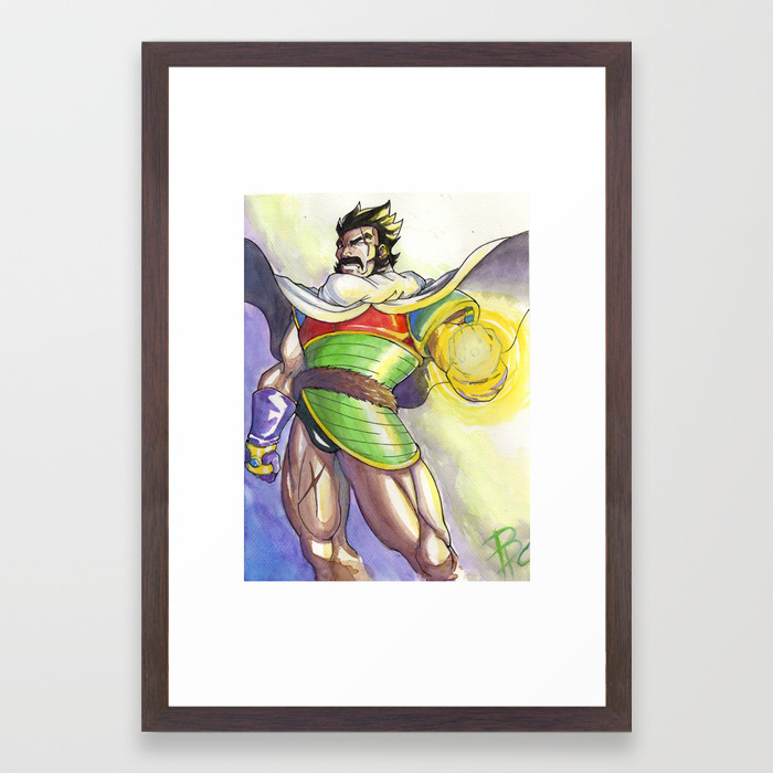 Paragus Dragon Ball Framed Art Print By Gabrielcardozoart Society6