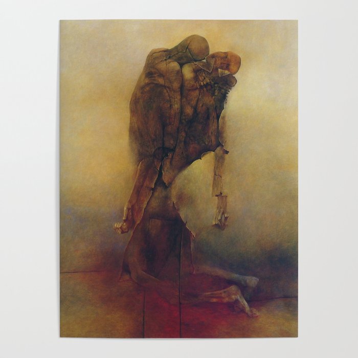Untitled (Loss), by Zdzisław Beksiński Poster