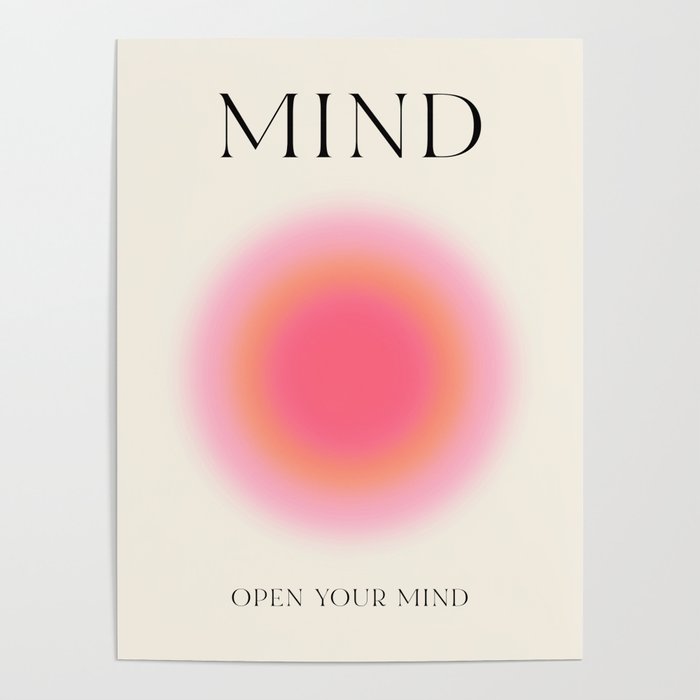 Open Your Mind Aura Poster