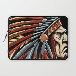 Native American Chief Laptop Sleeve