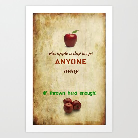 Apple Art Print