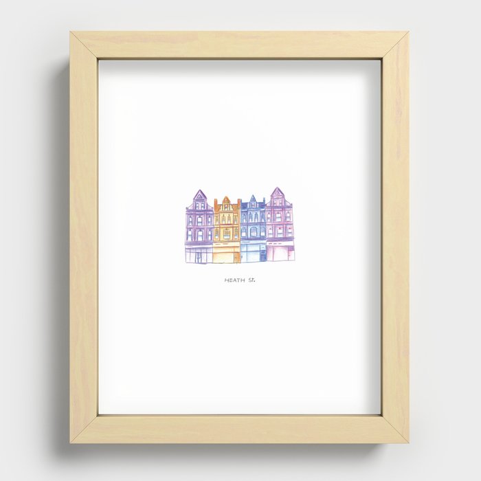 Heath st. - Hampstead project Recessed Framed Print