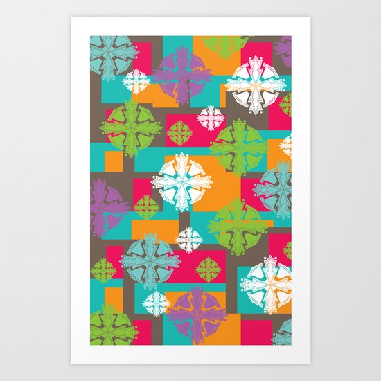 Indian Holi Art Print