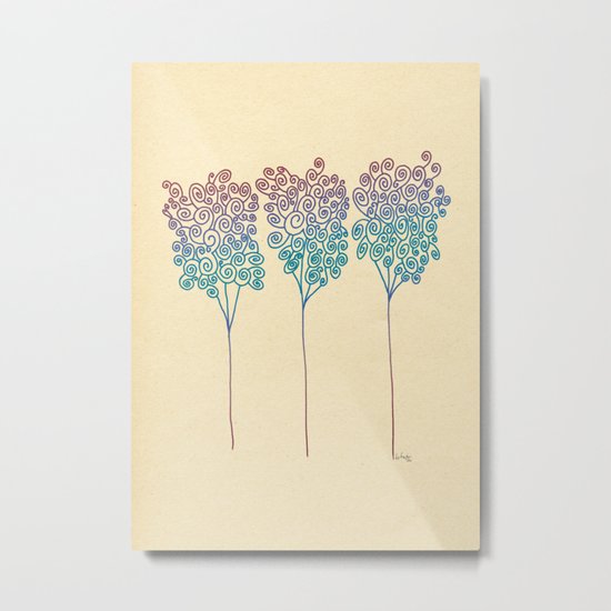 - 3 - Metal Print