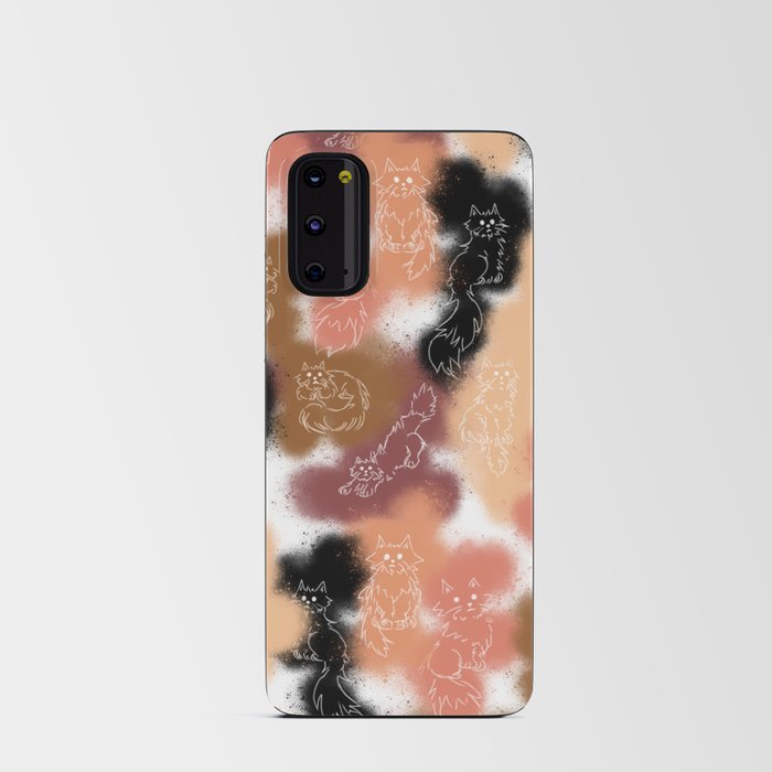 Spray Paint Cats Pattern Android Card Case