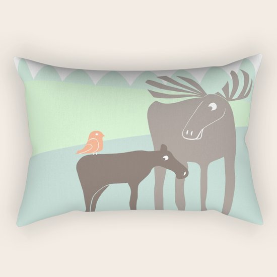 Moose Rectangular Pillow
