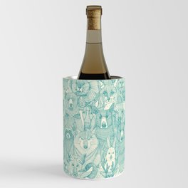 canadian animals teal pearl Wine Chiller