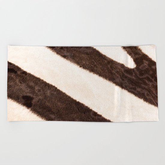 Africa - Zebra - stripes - #society6 #buyart Beach Towel