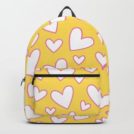 Heart Print Seamless Pattern Backpack