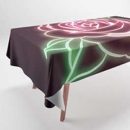 Neon Rose Tablecloth