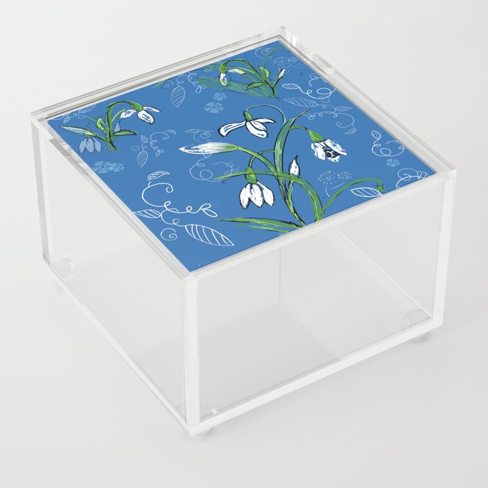 Snowdrops in Bloom Acrylic Box