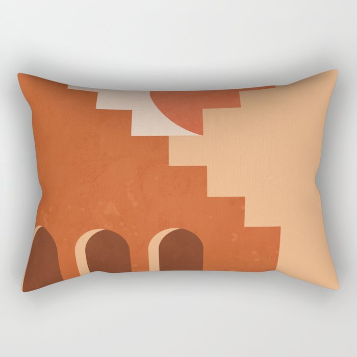 Abstraction_SUN_Architecture_ART_Minimalism_001 Rectangular Pillow