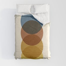 Abstraction_SUNRISE_SUNSET_CIRCLE_COLOR_PATTERN_POP_ART_0731A Comforter