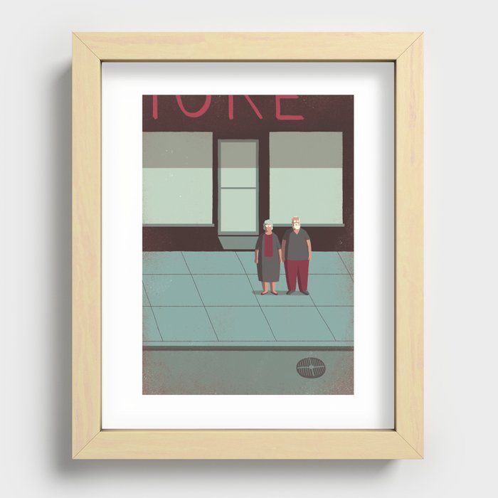 Day Trippers #12 - By Night Recessed Framed Print