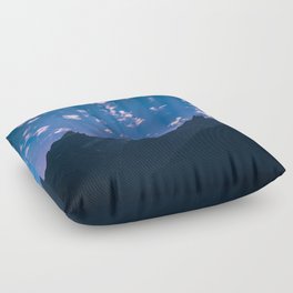 Grand Teton National Park Mountain Sunset Floor Pillow