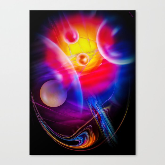 Space and Time Canvas Print