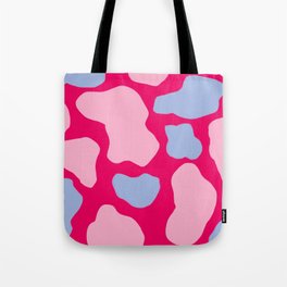 70s Colorful Howdy Y2K Kidcore Cow Spots Tote Bag