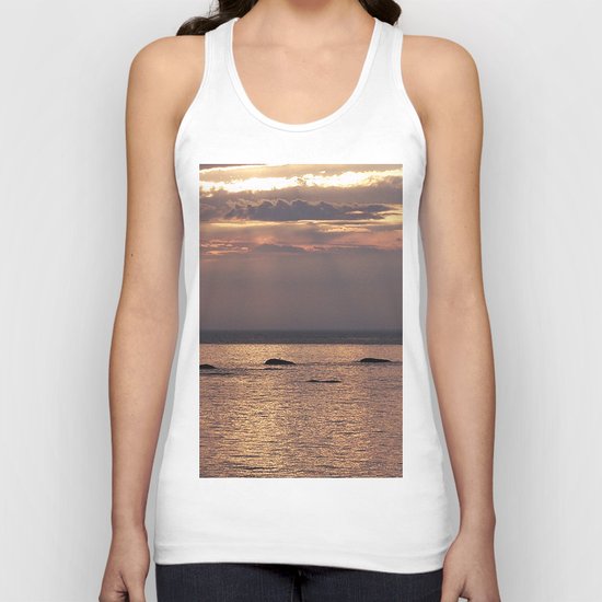 Circle of Rocks Light From Above Unisex Tank Top