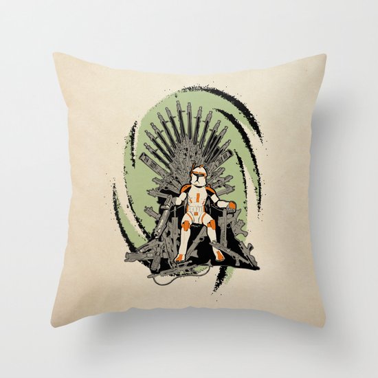 Game of Clones Throw Pillow