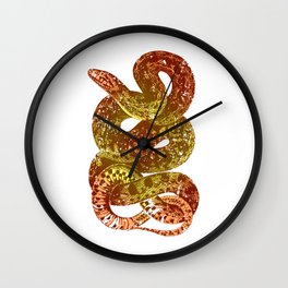 Python Reptile Snake Gift Pet Keep Calm Wall Clock