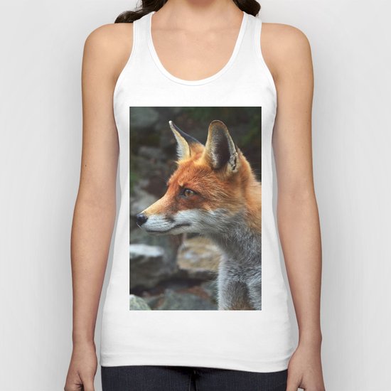 Fox renard 4 Unisex Tank Top