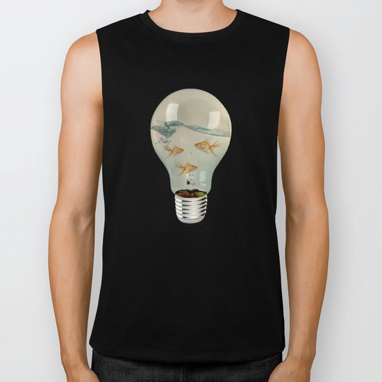 ideas and goldfish 03 Biker Tank