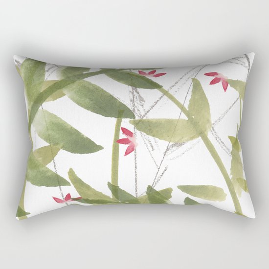 Pink flowers Rectangular Pillow