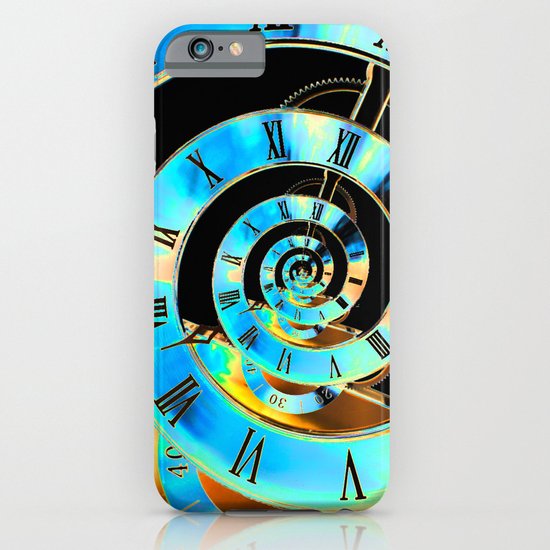 Infinite Time Blue iPhone & iPod Case