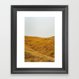Golden Hills Framed Art Print
