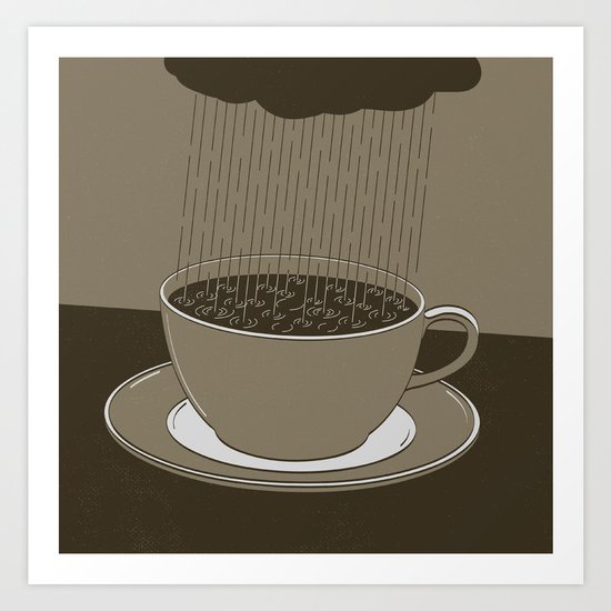 GOOD MORNING 02 Art Print