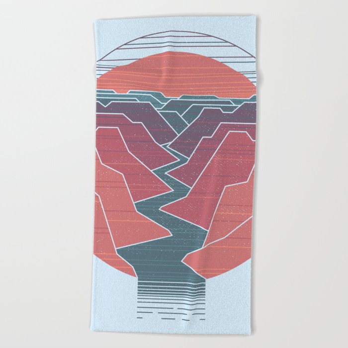 Canyon River Beach Towel