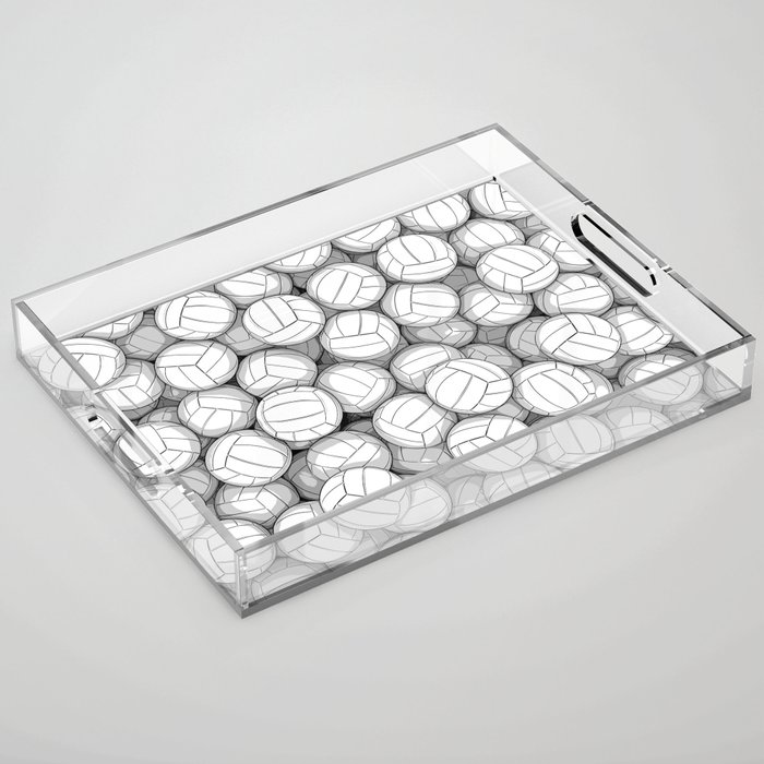 All I Want To Do Is Volleyball Acrylic Tray