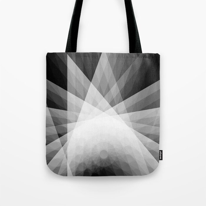 A Receptive Mind is Connected BLK/WHT Tote Bag