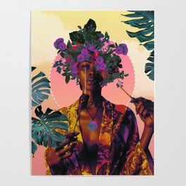 Flower Goddess Poster