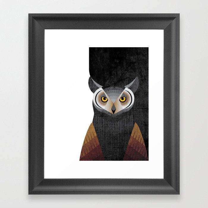 Great Horned Owl Framed Art Print