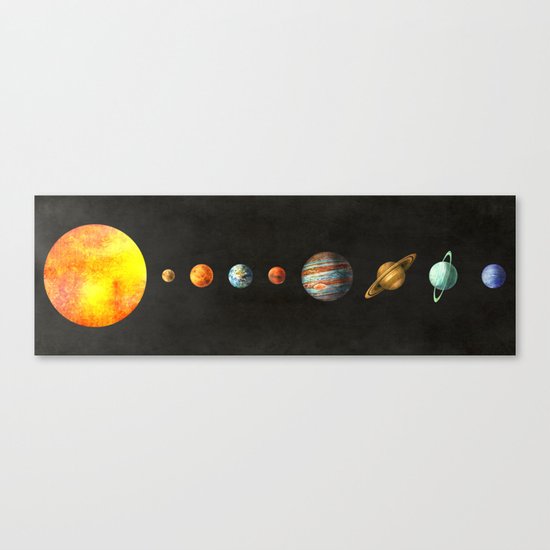 The Solar System Canvas Print