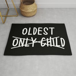New Baby Oldest Sibling Funny Area & Throw Rug