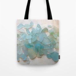 Ocean Hue Sea Glass Tote Bag