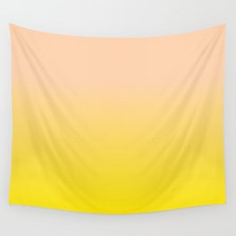 YELLOW & PEACH GRADIENT  Wall Tapestry