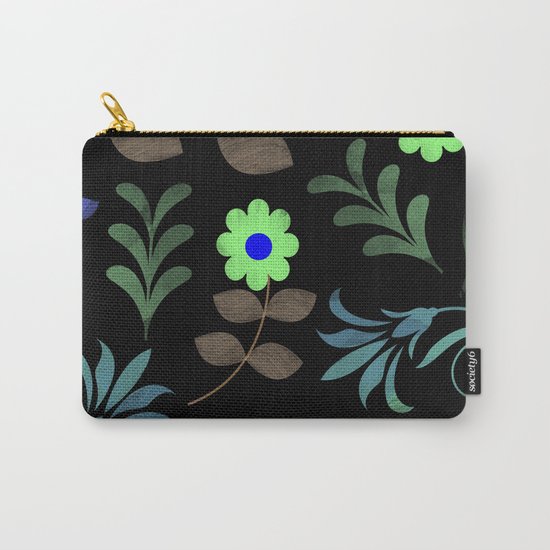 Flower Pattern XI Carry-All Pouch