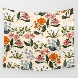 Wild Flowers ~ vol2.  vintage inspired botanical Wall Tapestry