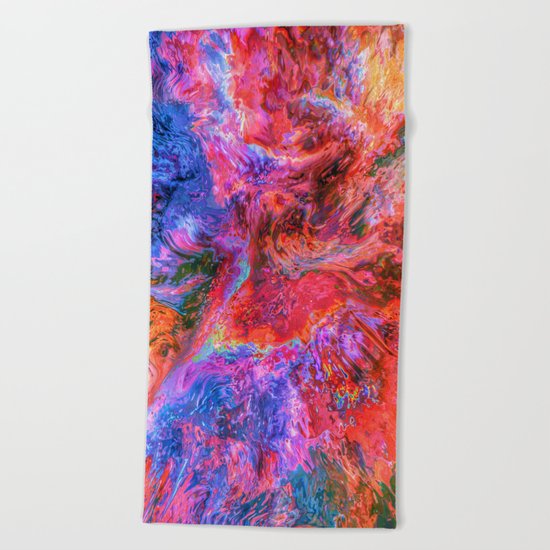 God's Face Beach Towel