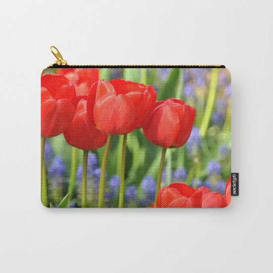 RED TULIPS Carry-All Pouch