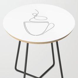coffee or tea cup - line art Side Table