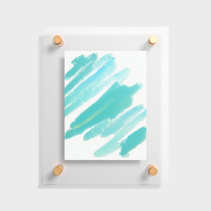 Abstract - mint Floating Acrylic Print